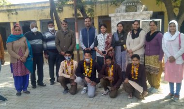 गण्डाला सरकारी स्कूल के चार विद्यार्थियों का एन एम एम एस परीक्षा में हुआ चयन