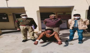 तिजारा पुलिस की कार्यवाही,  6 माह से फरार वांछित आरोपी सद्दाम गिरफ्तार