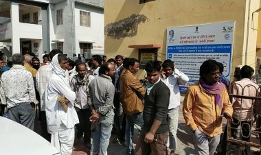 पेंटिग का कार्य करते समय रस्सा टूटा, चोट लगने से मजदूर की मौत