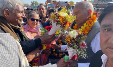 कोटकासिम प्रधान के नेतृत्व में हुआ विधायक खेरिया को किसान आयोग का उपाध्यक्ष नियुक्त होने पर स्वागत