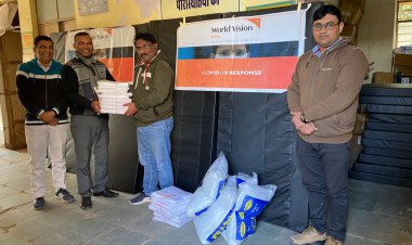वर्ल्ड विजन इंडिया संस्था की ओर से सामुदायिक स्वास्थ्य केंद्र पर स्वास्थ्य सामग्री कराई गई उपलब्ध