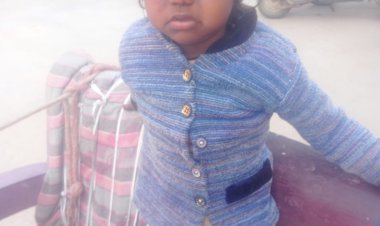 छत से गिरी ढाई साल की मासूम: गंभीर हालत में भरतपुर रैफर