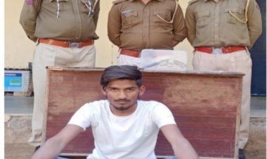 मुंडावर पुलिस की कार्यवाही, अवैध देसी कट्टे सहित एक गिरफ्तार