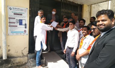 बजरंग दल के कार्यकर्ता की हत्या के विरोध में ज्ञापन सौंपा