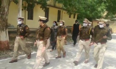 जयपुर जॉन के आईजी पहली बार पहुंचे अलवर, पुलिस लाइन का किया निरीक्षण