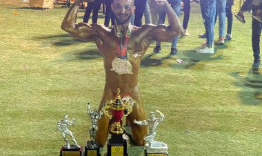 चिराग शर्मा ने फिर से रचा इतिहास: नॉर्थ इंडिया बॉडी बिल्डिंग चैंपियनशिप में जीते चार मेडल