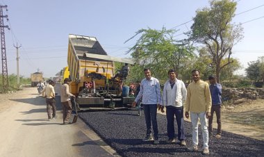 मुख्यमंत्री योजना के अंतर्गत पुर में 11 किलोमीटर डामरीकरण रोड पास करने पर डांगी ने जताया आभार