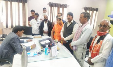 माताभर क्षेत्र के नागरिकों ने अतिक्रमण हटाने की मांग को लेकर सौंपा ज्ञापन