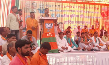 भाजपा प्रदेश अध्यक्ष सतीश पूनिया कठूमर क्षेत्र के कई गांवों के कार्यक्रमो में हुए शामिल