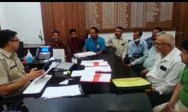पत्रकारों ने  पुलिस अधीक्षक से मुलाकात  कर पत्रकारों के हित में दिए सुझाव