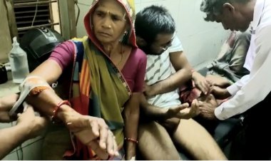 ड़ीग-कुचावटी सड़क मार्ग पर दो मोटरसाइकिलों की टक्कर में माँ-बेटे हुए घायल