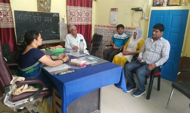 कठूमर विकास अधिकारी सुनील सिंह मीणा ने किया बालिका स्कूल का निरीक्षण