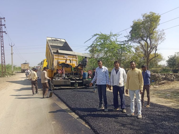 मुख्यमंत्री योजना के अंतर्गत पुर में 11 किलोमीटर डामरीकरण रोड पास करने पर डांगी ने जताया आभार