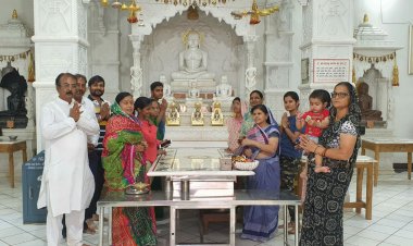 भगवान अजीतनाथ का मोक्ष कल्याणक पर्व मनाया, अहिंसा धर्म सबसे उत्कृष्ट धर्म: यशस्विनी माताजी