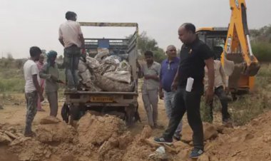 कोटकासिम थाने के मालखाने में पड़ी लाखों रुपए कीमत की शराब को किया नष्ट