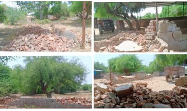 कठूमर उपखंड की एकमात्र हनुमान गौशाला पर वन विभाग की कार्यवाही के नाम पर हुई लूट