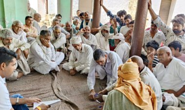 गौतस्करी की घटनाओं को लेकर ग्रामीणों ने की पंचायत,  मामला कराया दर्ज