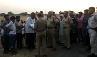 अलावड़ा - तिलवाड़ मार्ग पर सड़क दुर्घटना में एक की मौत दो घायल