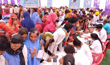 शाहपुरा में आयोजित हुए स्वास्थ्य मेले में प्रधान व विकास अधिकारी रहे नदारद, पालिका अध्यक्ष ने किया उद्घाटन