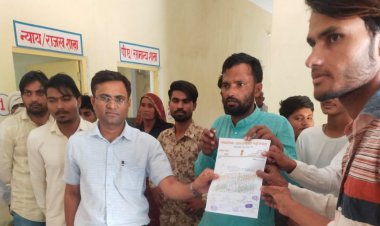 पंचायत समिति सीकरी में शामिल करने की मांग को लेकर ग्राम पंचायत गढ़ी मेवात के लोगों ने एसडीएम को सौंपा ज्ञापन