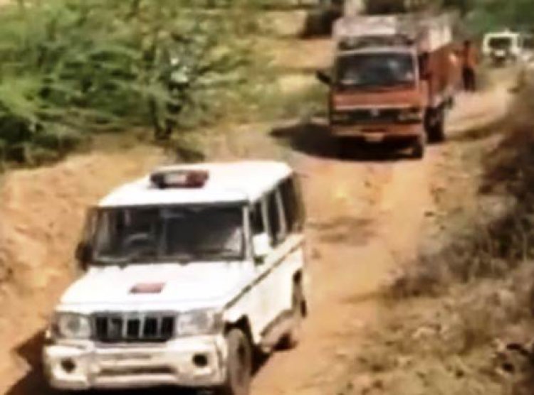 राजस्थान-हरियाणा सीमा के पहाड़ मे गौहत्या को दे रहे अंजाम, गौतस्कर गिरफ्तार अन्य पत्थराव करते हुए फरार