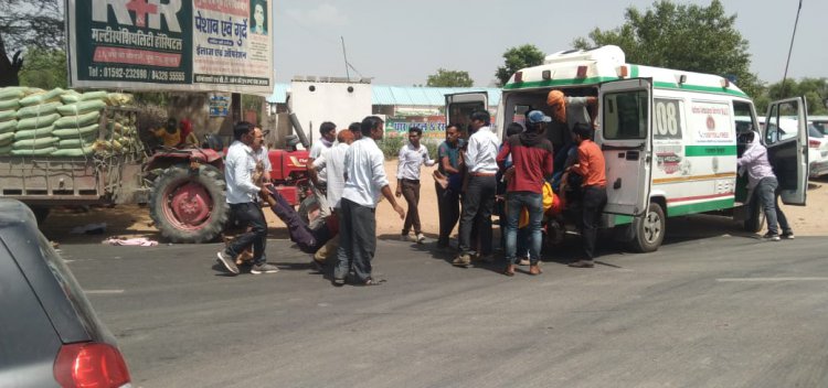 गुढा गौडजी के समीप लीलां की ढाणी के पास हुआ दर्दनाक सड़क हादसा: एक ही परिवार के 11 लोगों की मौत व सात घायल