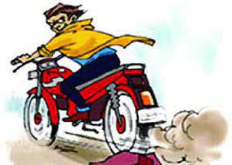मेंवात  मे चोरी की बाइक चलाने का शौक परवान पर, चोरी की बाइक चलाते गिरफ्तार भेजा जेल