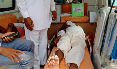 गोविन्दगढ़ के समीप 2 मोटरसाइकिलों की टक्कर में 4 लोग गम्भीर रूप से घायल, अलवर रैफर