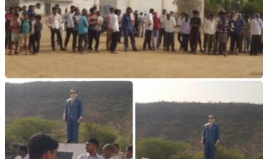 जिले में नहीं थम रहा विवादों का सिलसिला: असामाजिक तत्वों ने बाबा साहब अम्बेडकर की मूर्ति को किया खंडित, पूरे गांव में आक्रोश