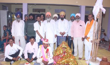 निर्धन परिवार की बेटी की शादी मालपुर के सिक्ख समाज ने करा एकता और भाईचारे की मिशाल की पेश