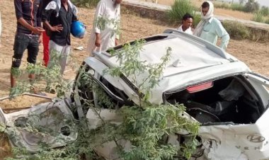 पहाड़ी के बरखेडा के समीप बोलोरो व कार की भिन्डत मे नौ घायल, पांच की मोैत