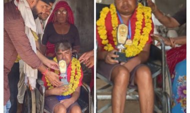 अभावों से उभर कर पैरालाइसिस से पीड़ित कृष्ण बिहारी सैनी ने रीट में चयन होने पर किया माता पिता का सपना साकार