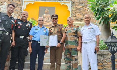 रक्षा राज्य मंत्री प्रशंसा अवार्ड से लेफ्टीनेंट राजकुमार जैन सम्मानित,राजस्थान को किया गौरवान्वित