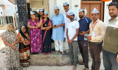 युवा एवं महिला शक्तियों ने थामा आम आदमी पार्टी का दामन