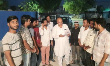 बोरावड़ के आमजन ने जिलाध्यक्ष गैसावत से की मुलाकात