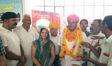 शहर ब्लॉक कांग्रेस कमेटी ने किया सभापति भाटी का स्वागत