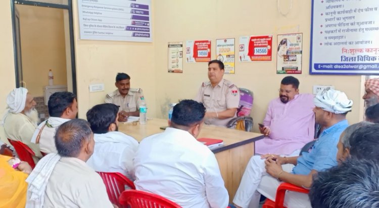 गोविंदगढ़ पुलिस थाने में सीएलजी बैठक का हुआ आयोजन