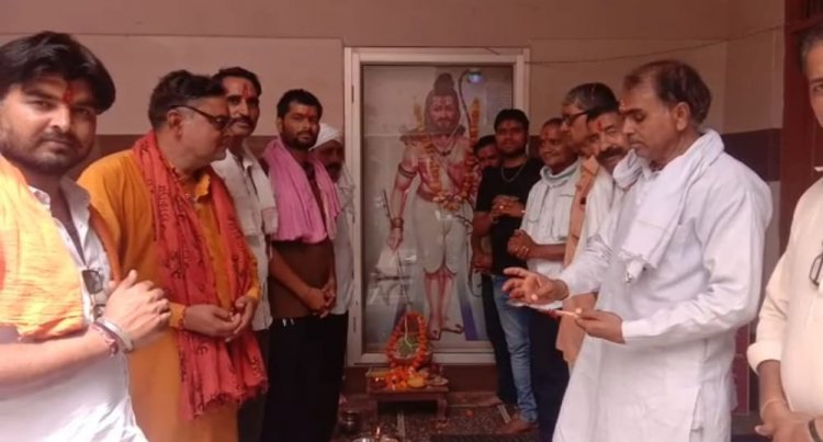 गोविंदगढ़ मे अक्षय तृतीया के अवसर पर धूमधाम से मनाया गया भगवान परशुराम का जन्मोत्सव