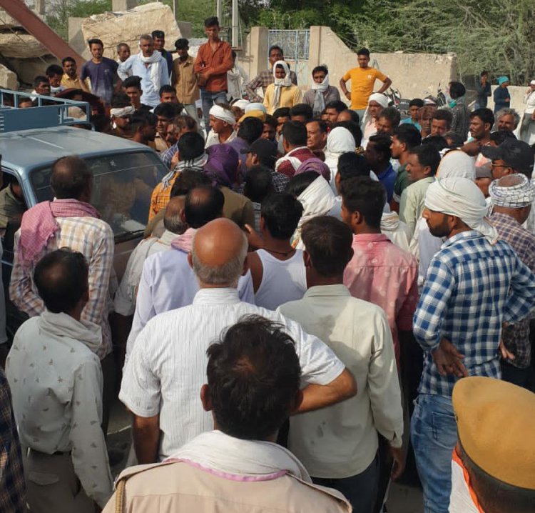 मकराना के मार्बल खान में खनन कार्य करते समय दो श्रमिकों की मौत