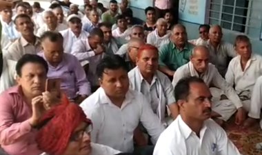 नवनिर्वाचित जिला कार्यकारिणी के सदस्यों का किया स्वागत सम्मान