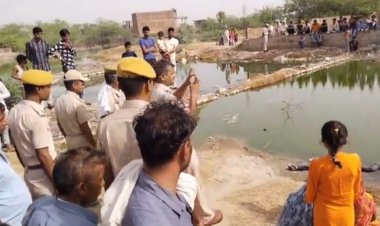 गंदे पानी के गढढे में युवक की  डूबने से मौत