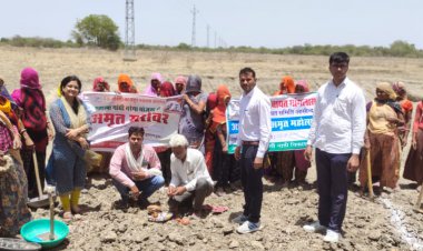 गांगलास में 15 लाख के अमृत सरोवर योजना से धर्म नाडी का विकास कार्य होगा