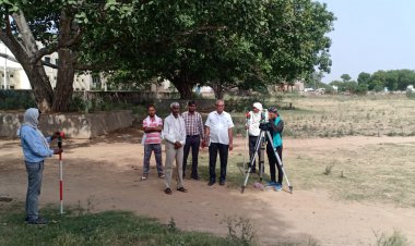महिला महाविद्यालय भवन निर्माण के लिए सर्वे टीम का कार्य शुरू