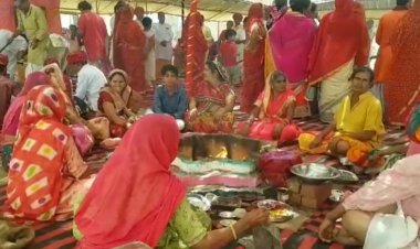 श्री चिंताहरण हनुमान मंदिर गुलाबपुरा के महंत श्री 108 लवकुश दास जी महाराज की ओर से नव कुंडीय श्रीराम महायज्ञ का आयोजन