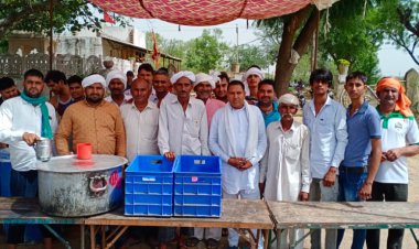 श्याम मित्र मन्डल चिरूनी  ने लगाई छबील