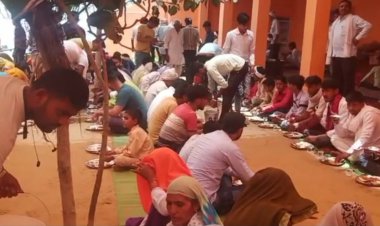 श्रीमद्भागवत सप्ताह का हुआ समापन भण्डारे में हजारो श्रद्धालुओं ने प्रसाद किया ग्रहण