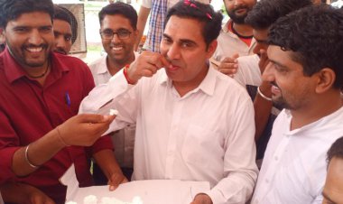 बहरोड़ विधायक बलजीत यादव का मनाया जन्मदिन