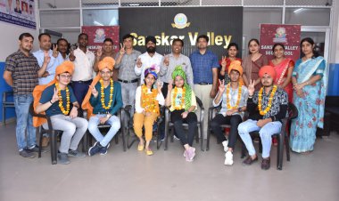 रामगढ़ विद्यालय परिवार ने किया भावना छात्रा का भव्य स्वागत