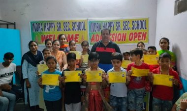 इंद्रा हैप्पी स्कूल में आयोजित ग्रीष्मावकाश में समर कैंप संपन्न