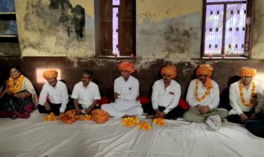 अग्रवाल समाज बड़ौदामेव ने किया अलवर जिला अग्रवाल संस्थान की कार्यकारिणी का स्वागत